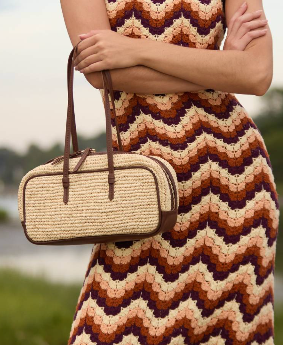 Poolside The Bowler Bag in Natural