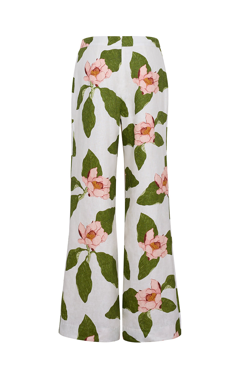 Cara Cara Sunflower Pant in Lotus Ivory