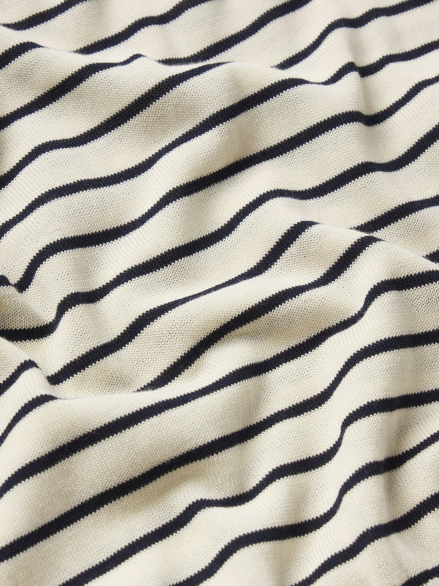 Frame Keyhole Polo in Cream Multi