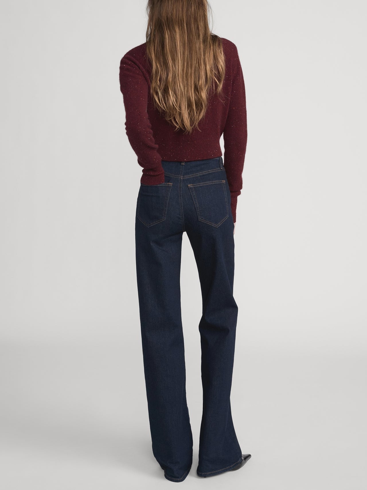 Frame Straight Trouser in Rinse