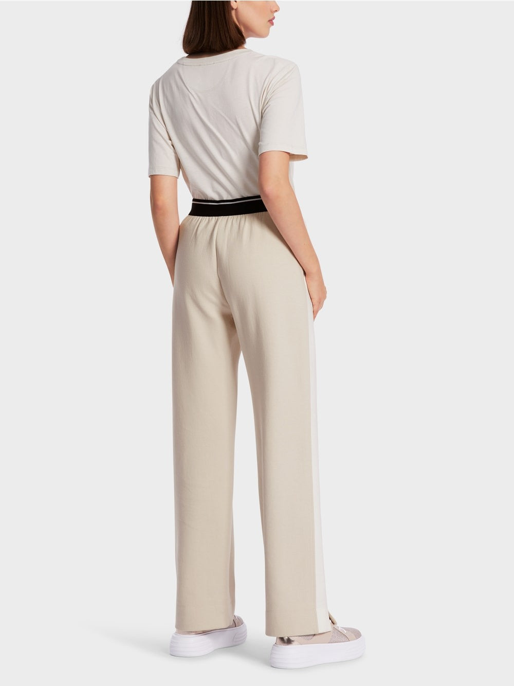 Marc Cain Welby Knit Pant in Moon Rock