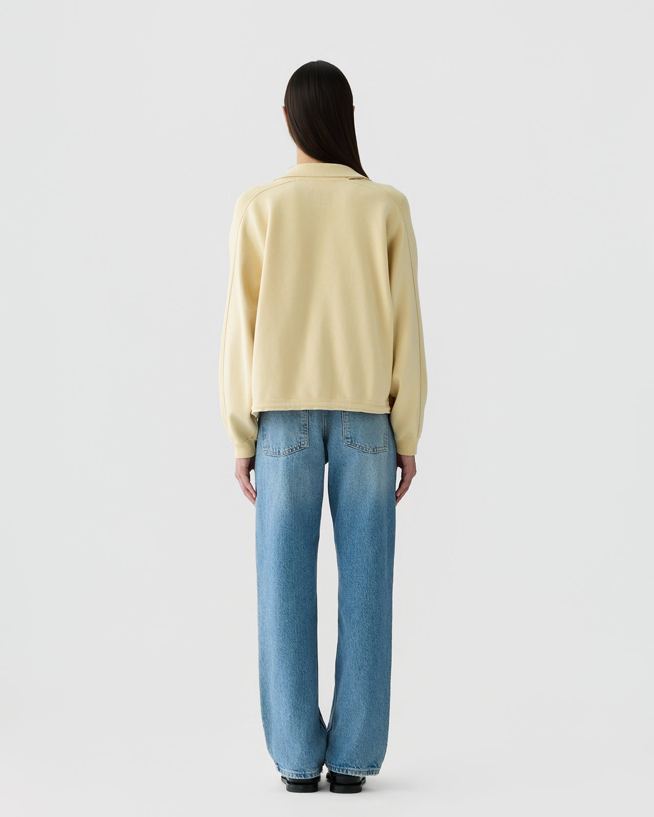 Guest in Residence Windbreaker in Butter