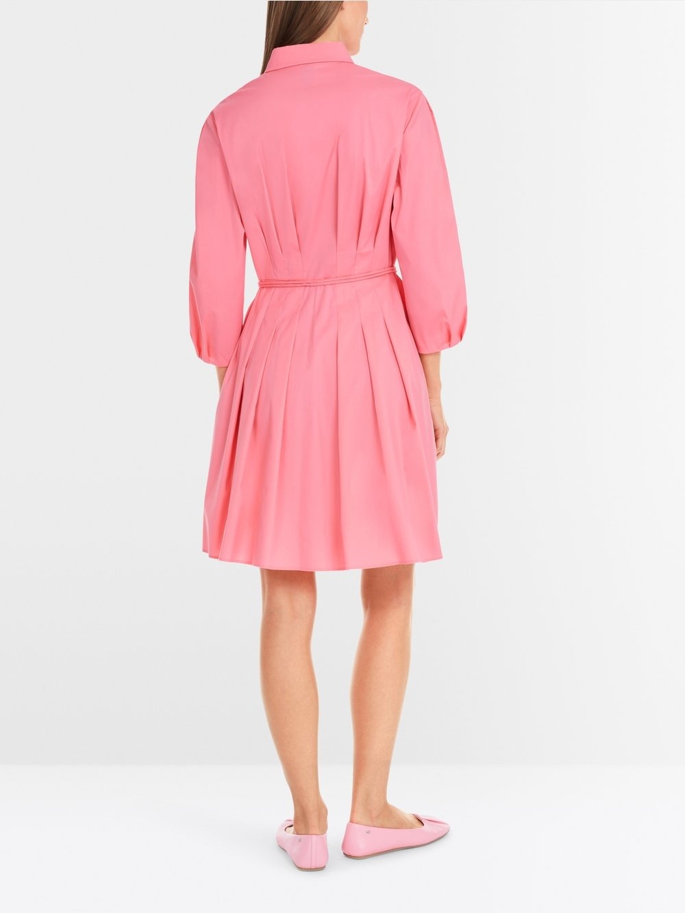 Marc Cain Shirt Dress in Bright Candy Pink