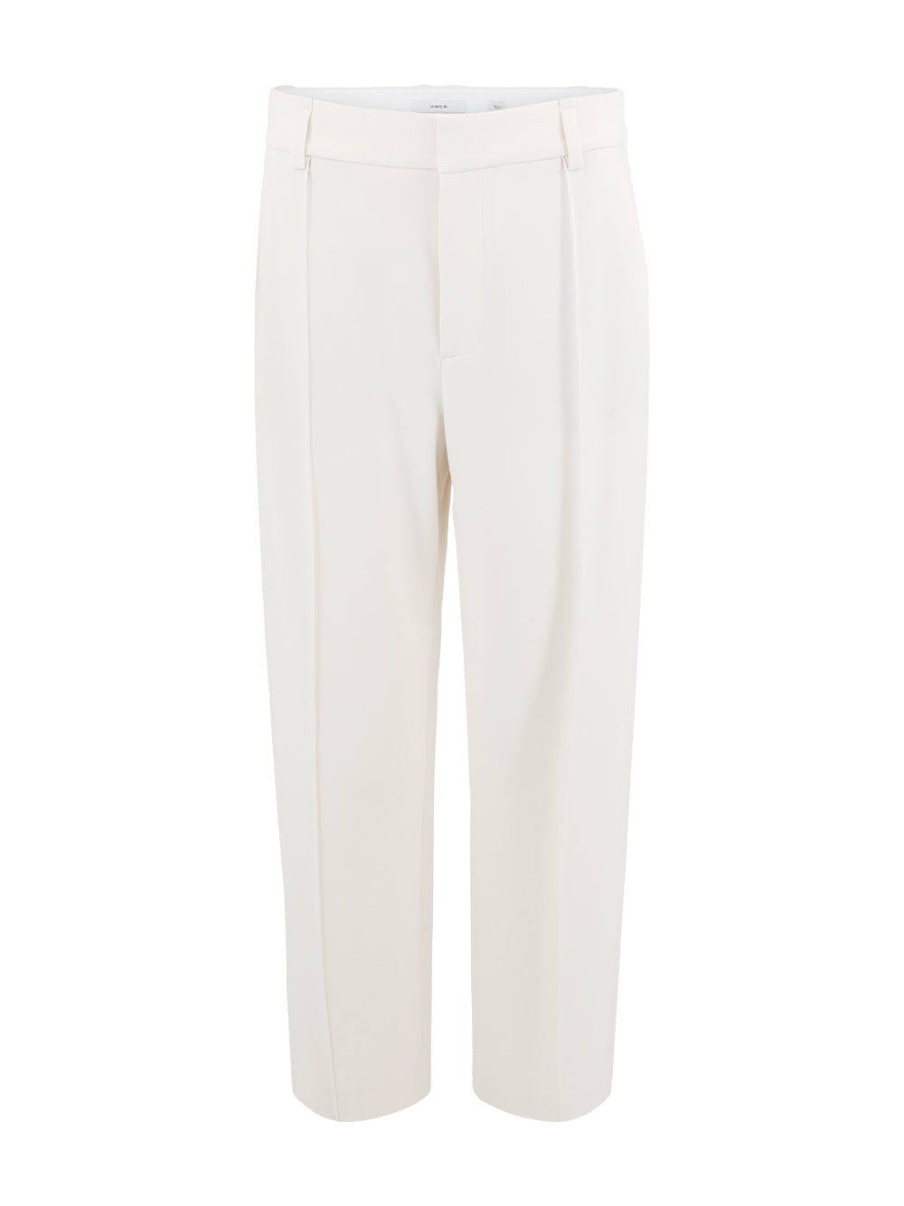 Vince Pintuck Wide-Leg Pant in Off-White