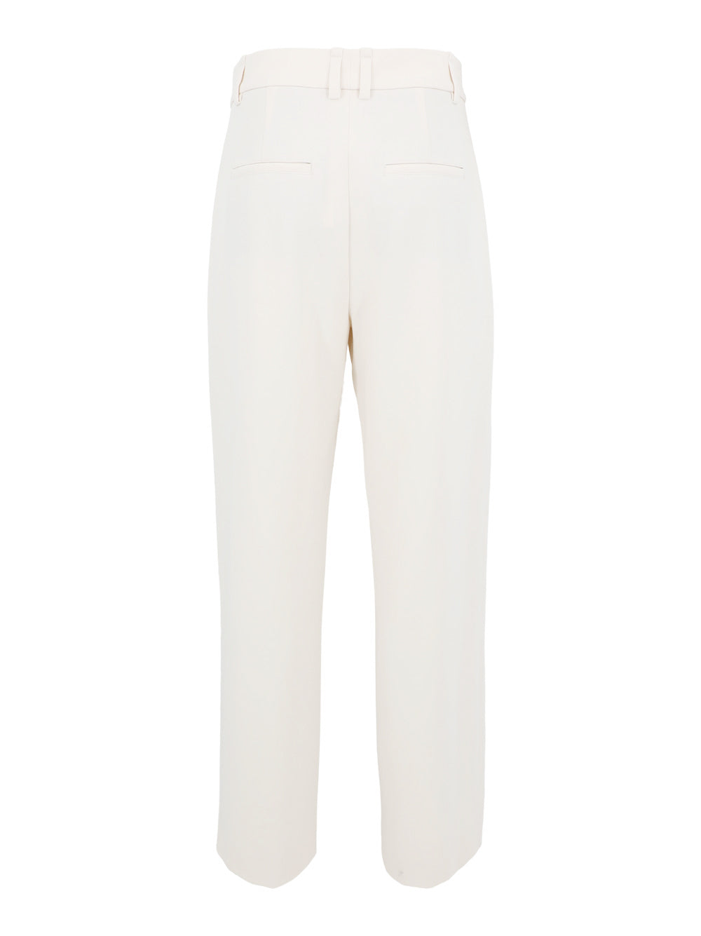 Vince Pintuck Wide-Leg Pant in Off-White