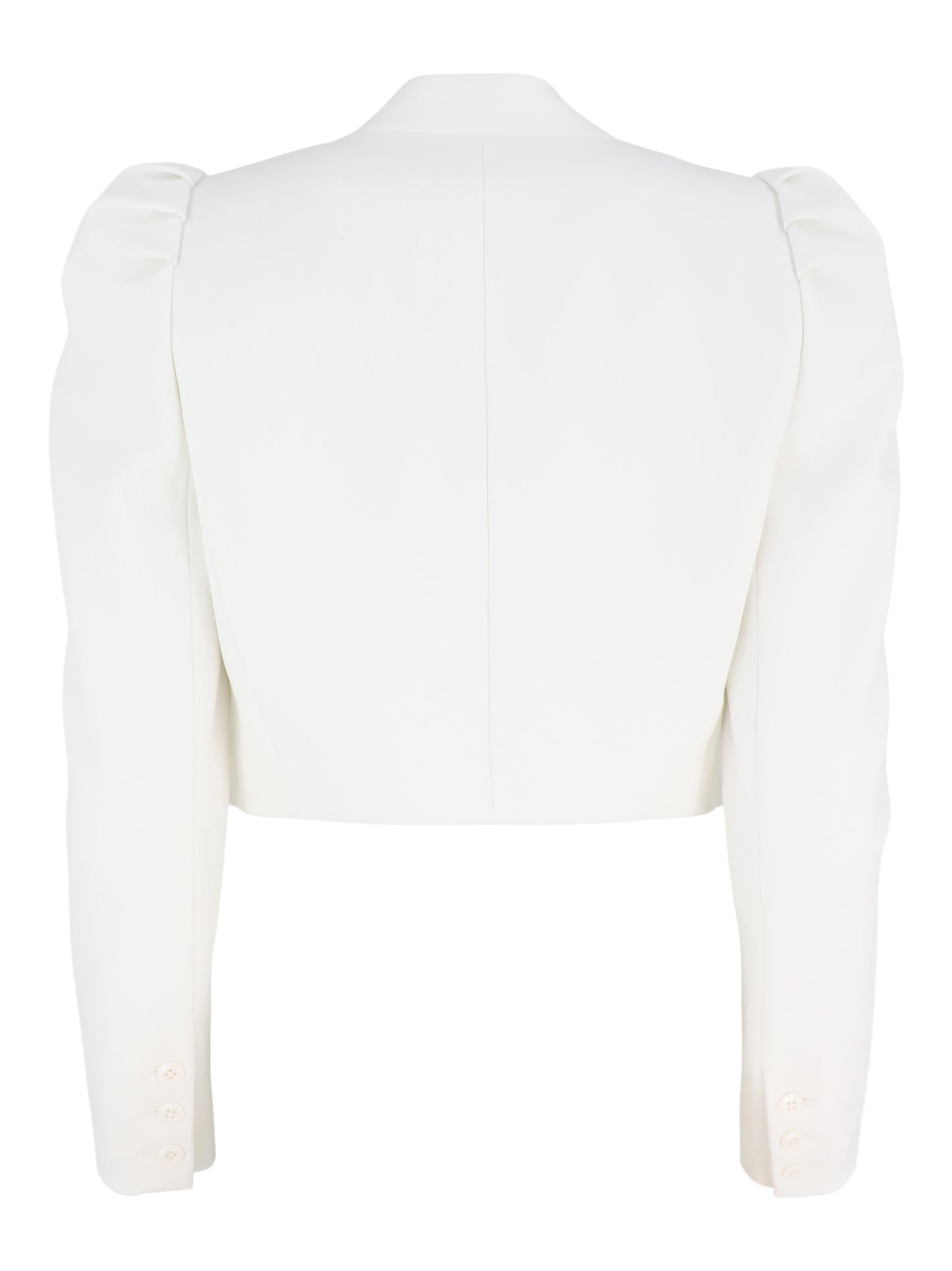 Harvey Puff Sleeve Jacket - Off White - XS