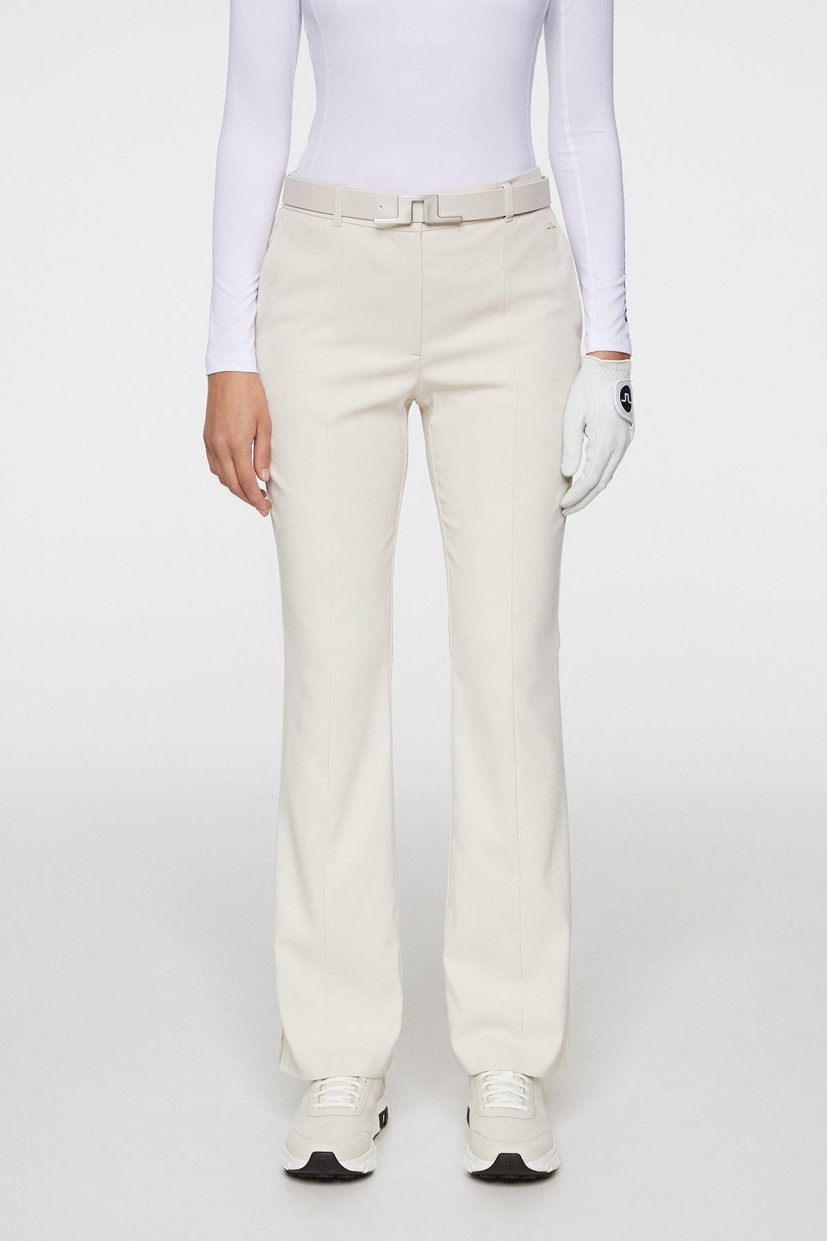 J.Lindeberg Flare Pant in Moonbeam