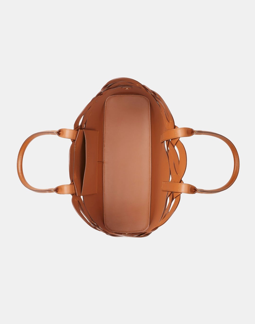 Lafayette 148 Italian Leather 8 Knot Tote in Copper