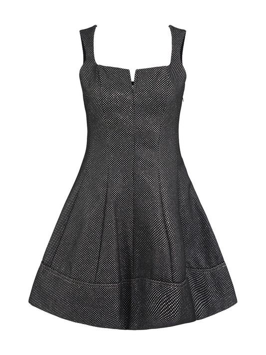 Simkhai Lydie Black Mini Dress