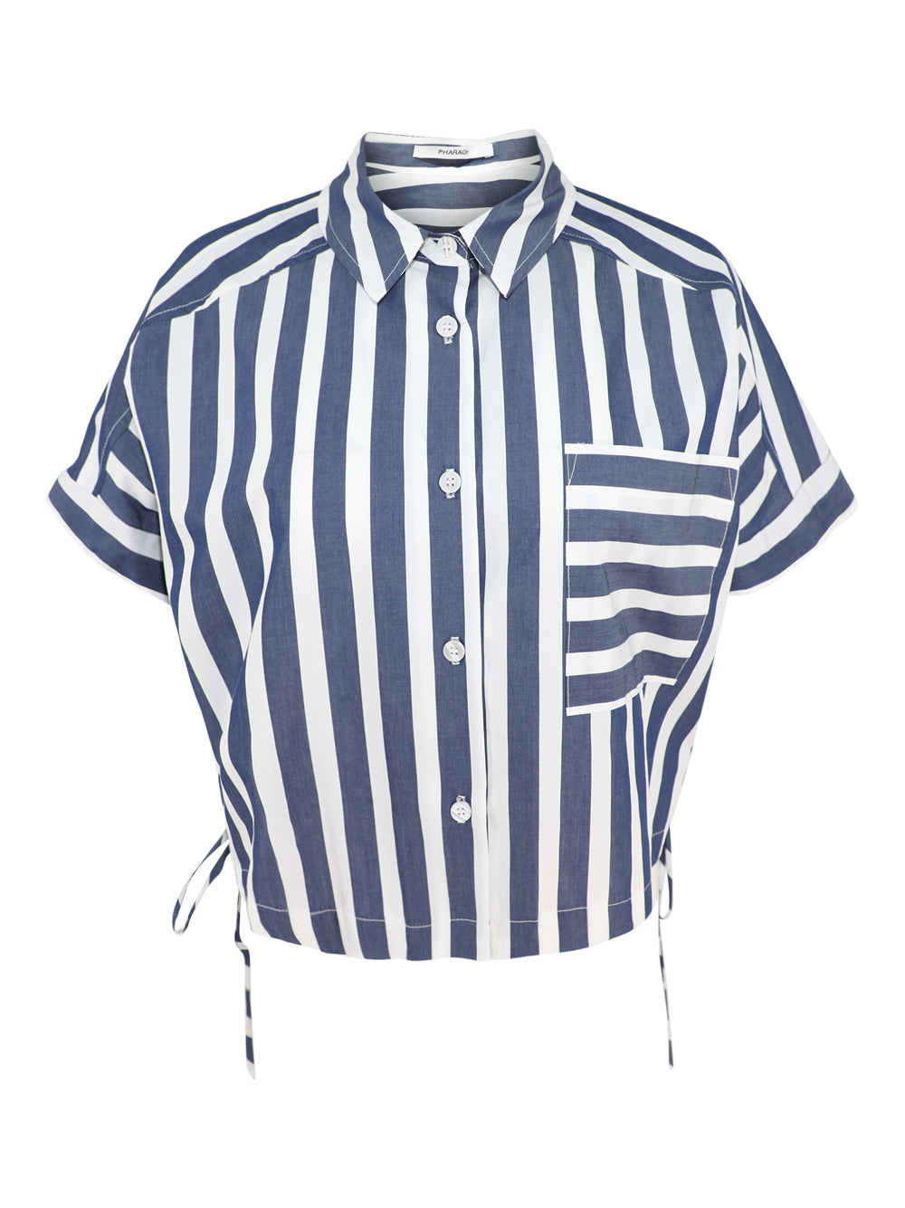 Zoey Shirt in Cotton Stripe