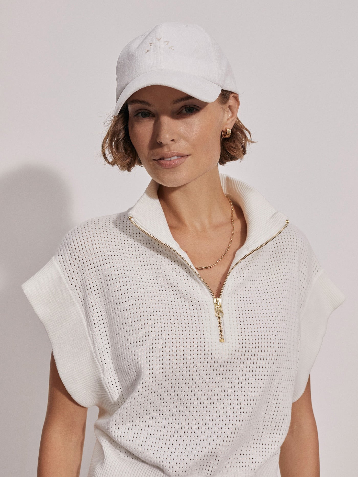 Varley Franklin Cap in Egret
