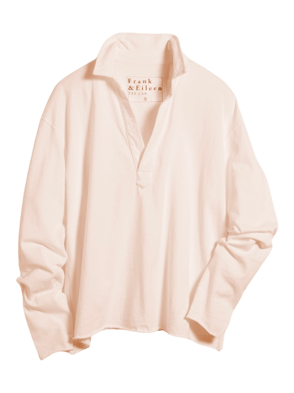 Frank & Eileen Patrick Popover Heritage Jersey Henley in Almond