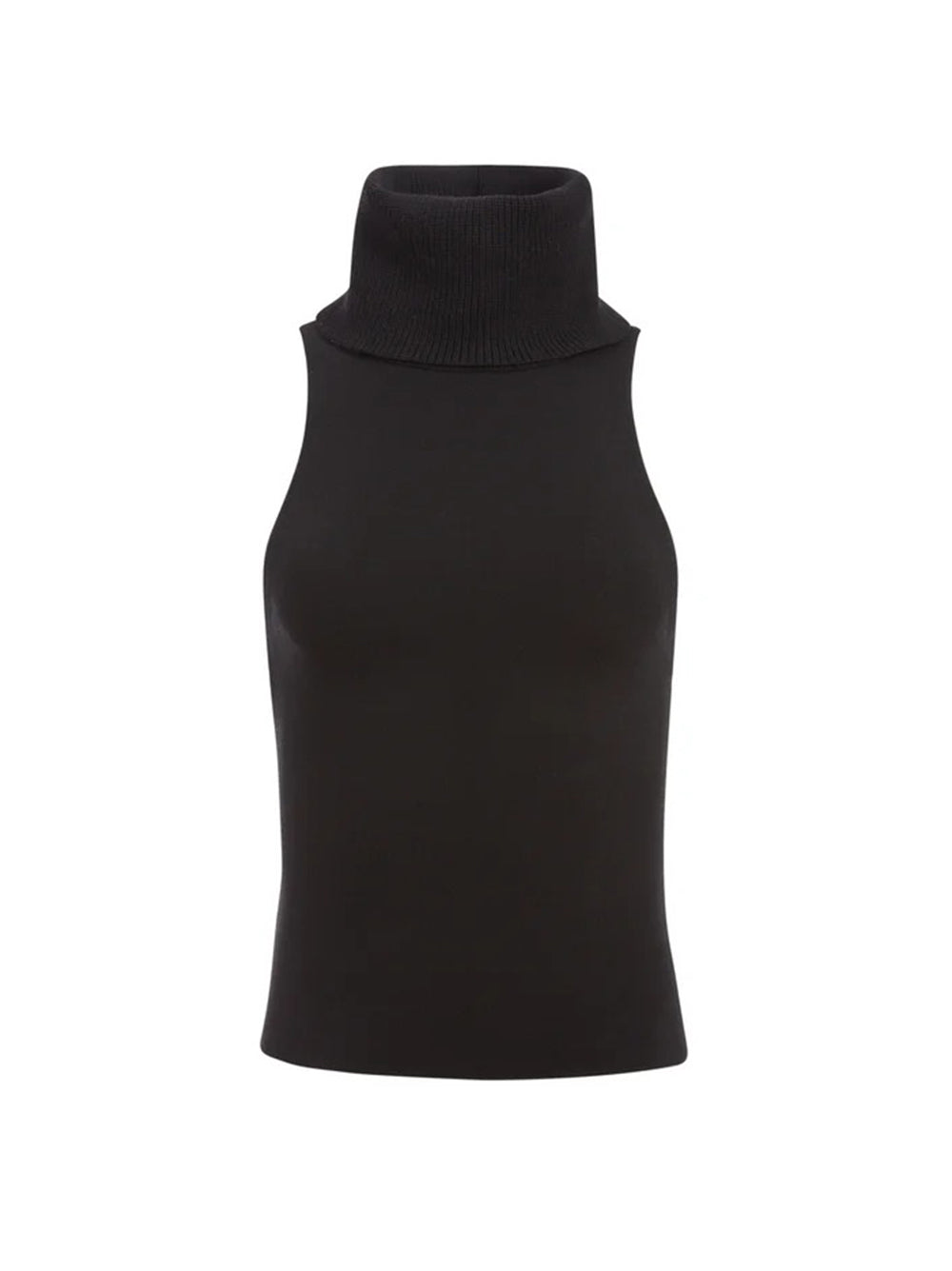 Alice + Olivia Darcey Turtleneck Tank in Black