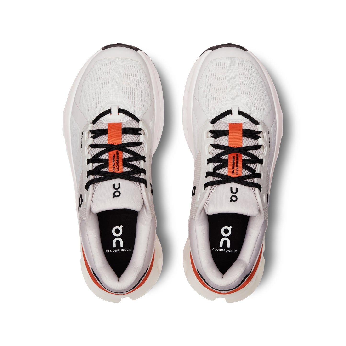 On Running Women's Cloudrunner 2 Sneaker in White/Sand