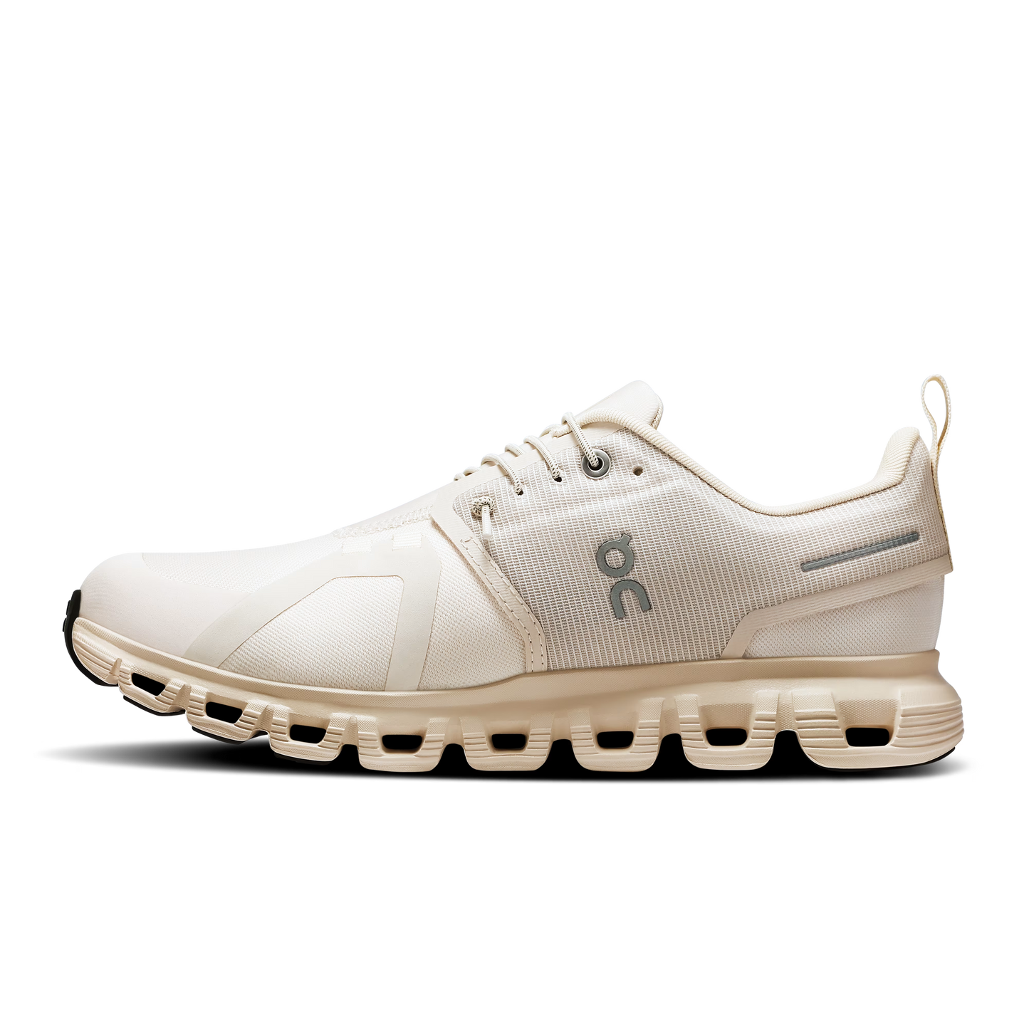 On Running Women's Cloud 6 Waterproof Sneaker in Pearl/Cream