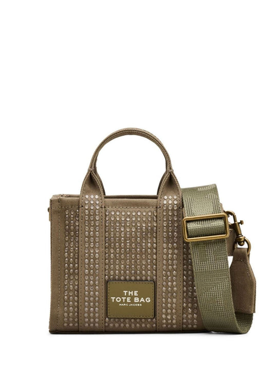 Marc Jacobs The Mini Tote in Slate Green Crystal