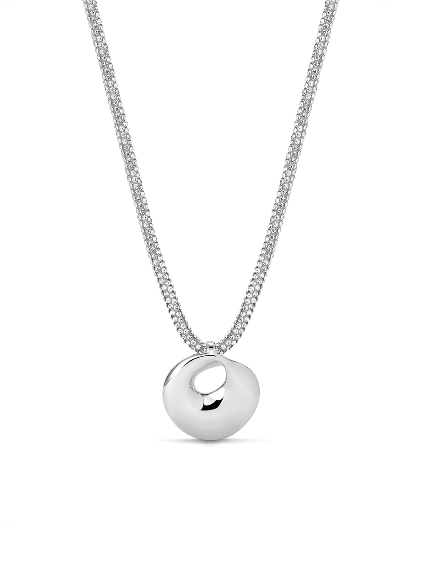 Luv AJ Mercury Disc Sparkle Necklace (More Colors)