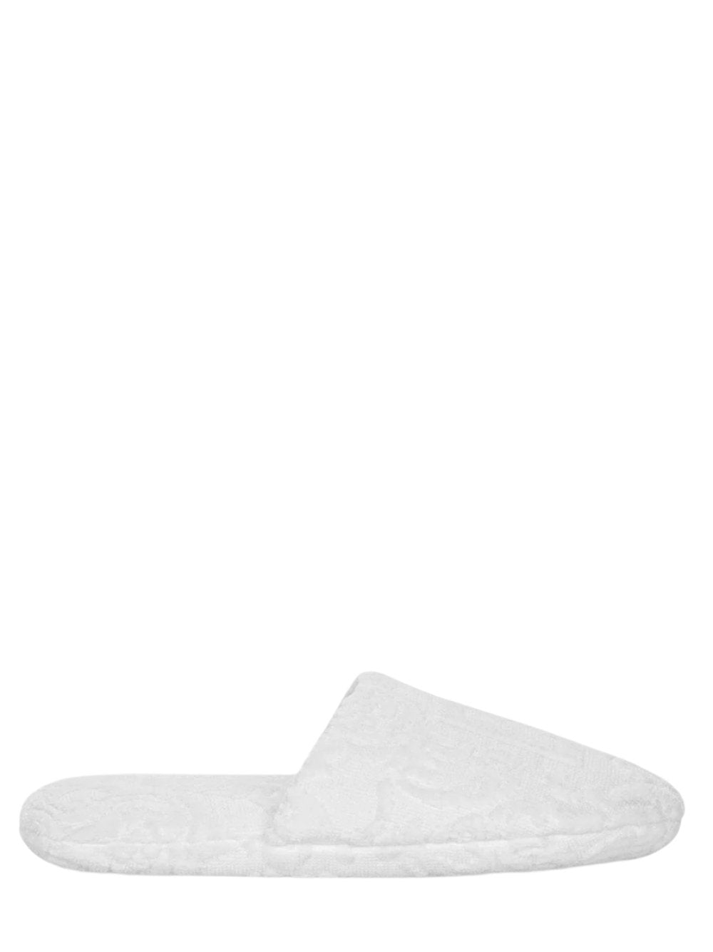 Dolce & Gabbana Casa DG Logo Jacquard Slippers in White