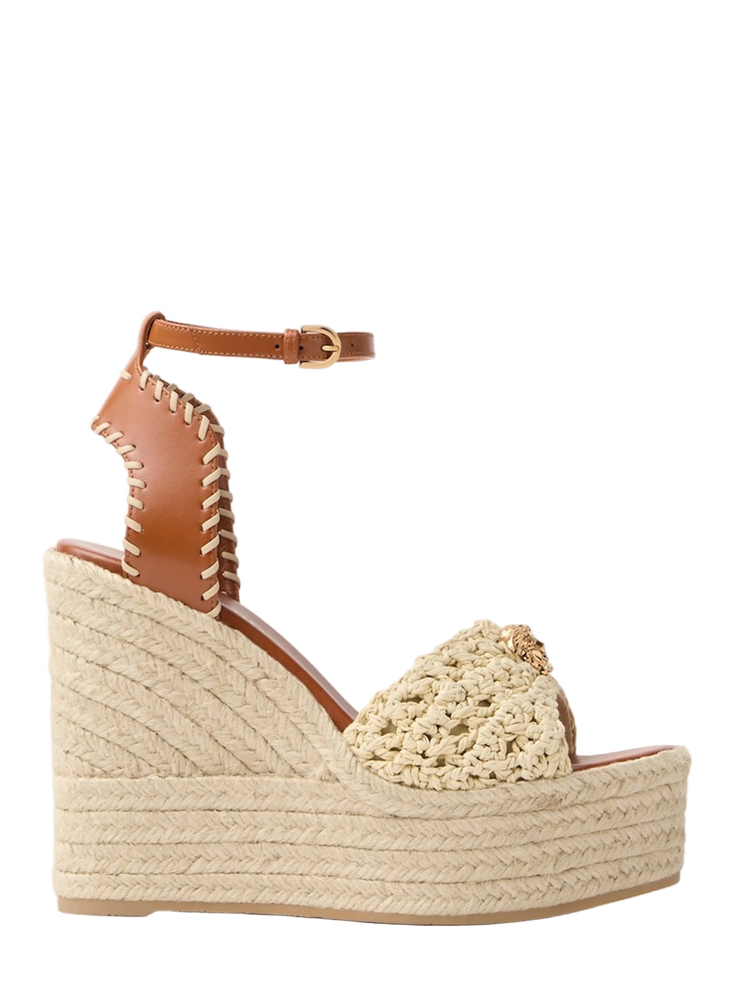 Espadrilles T.120 Fabric + Lamb Leather
