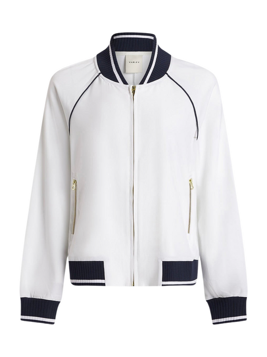 Varley Felicity Woven Jacket in White