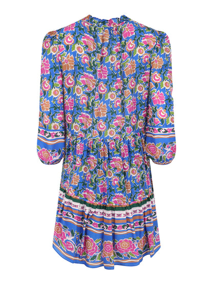 Veronica Beard Hawken Dress in Sarong Floral Print