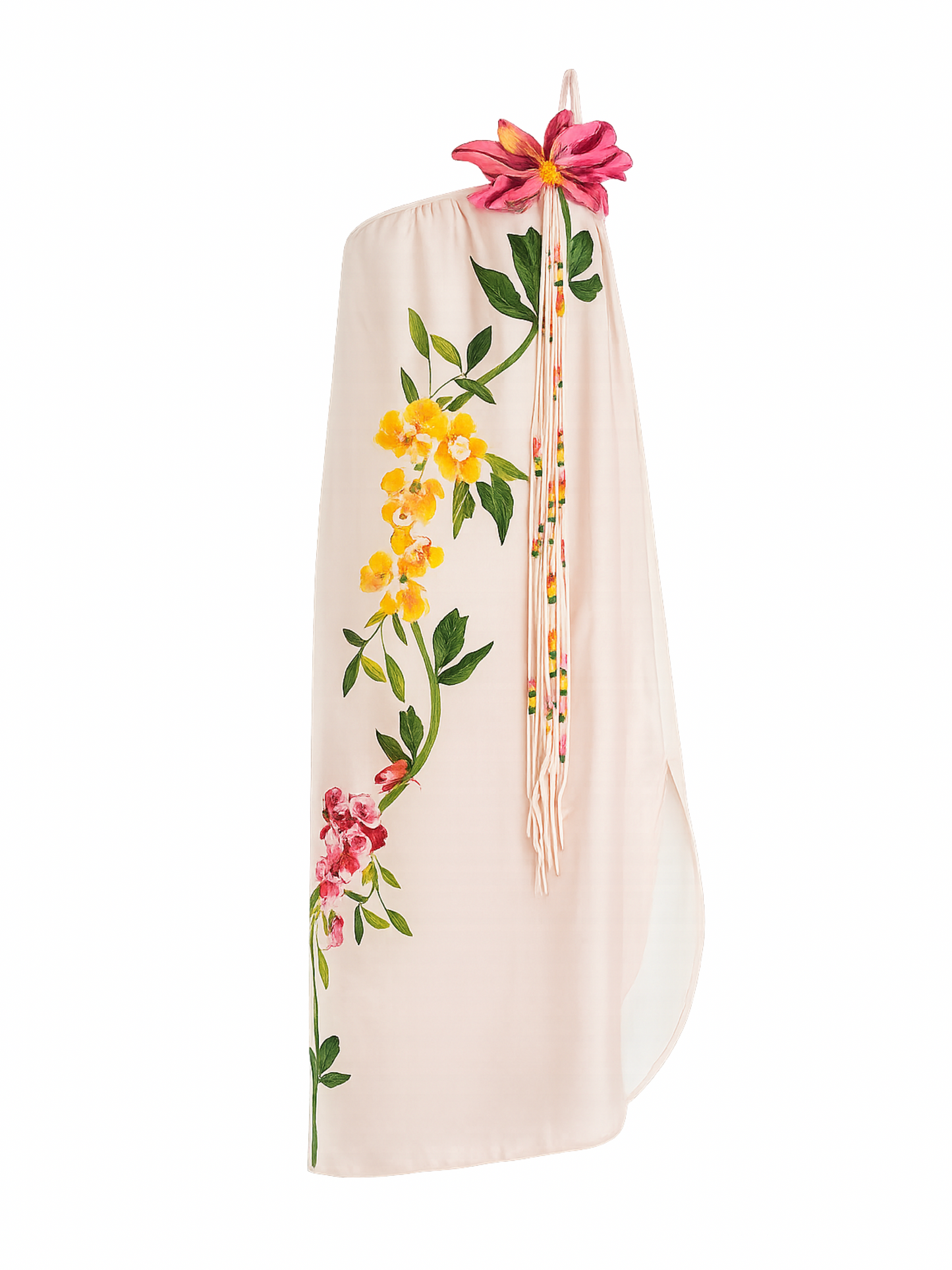 Garden Terrace One Shldr Maxi Dress