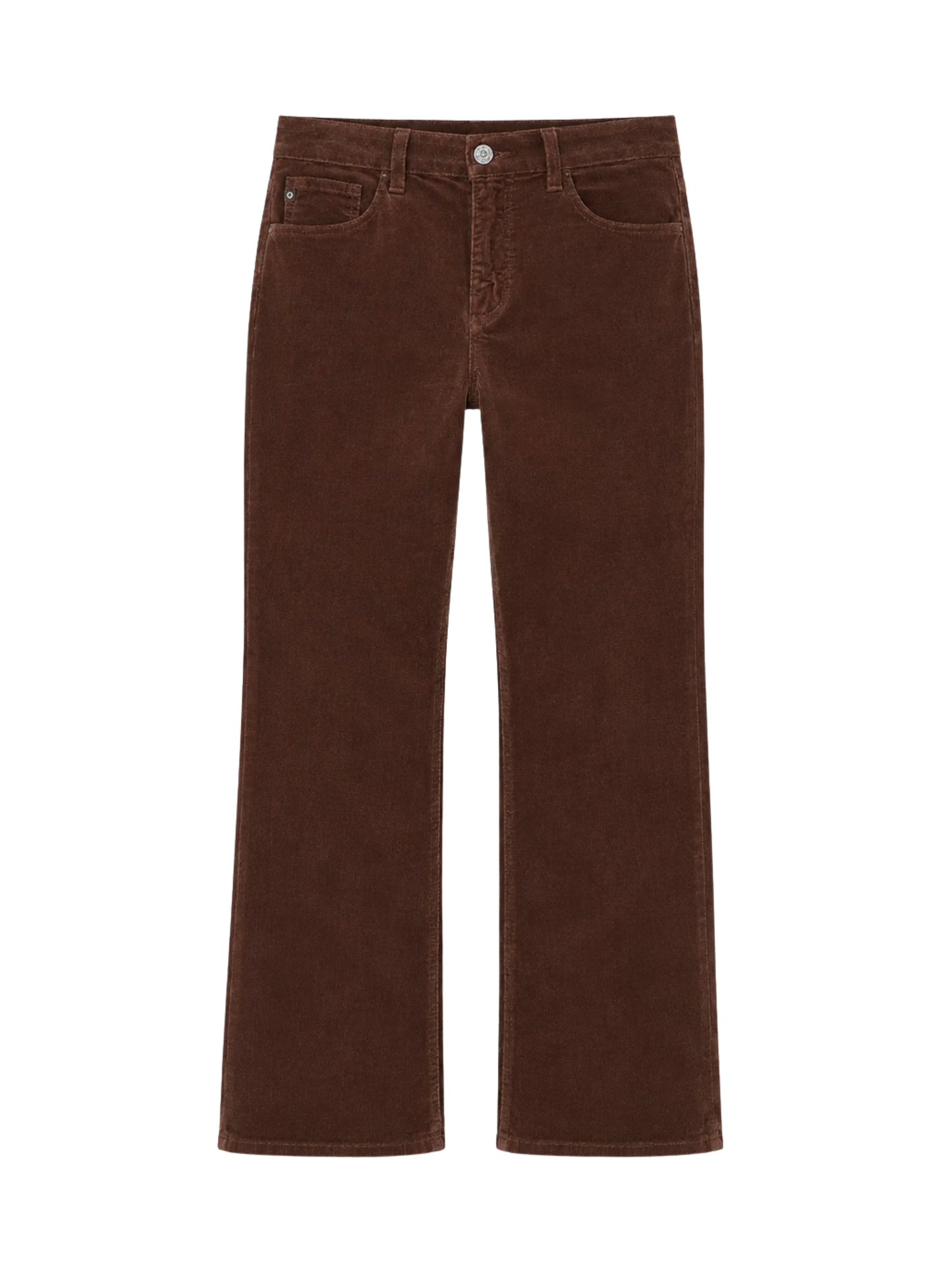 AG Saige Wide Leg Crop in Coffee Bean