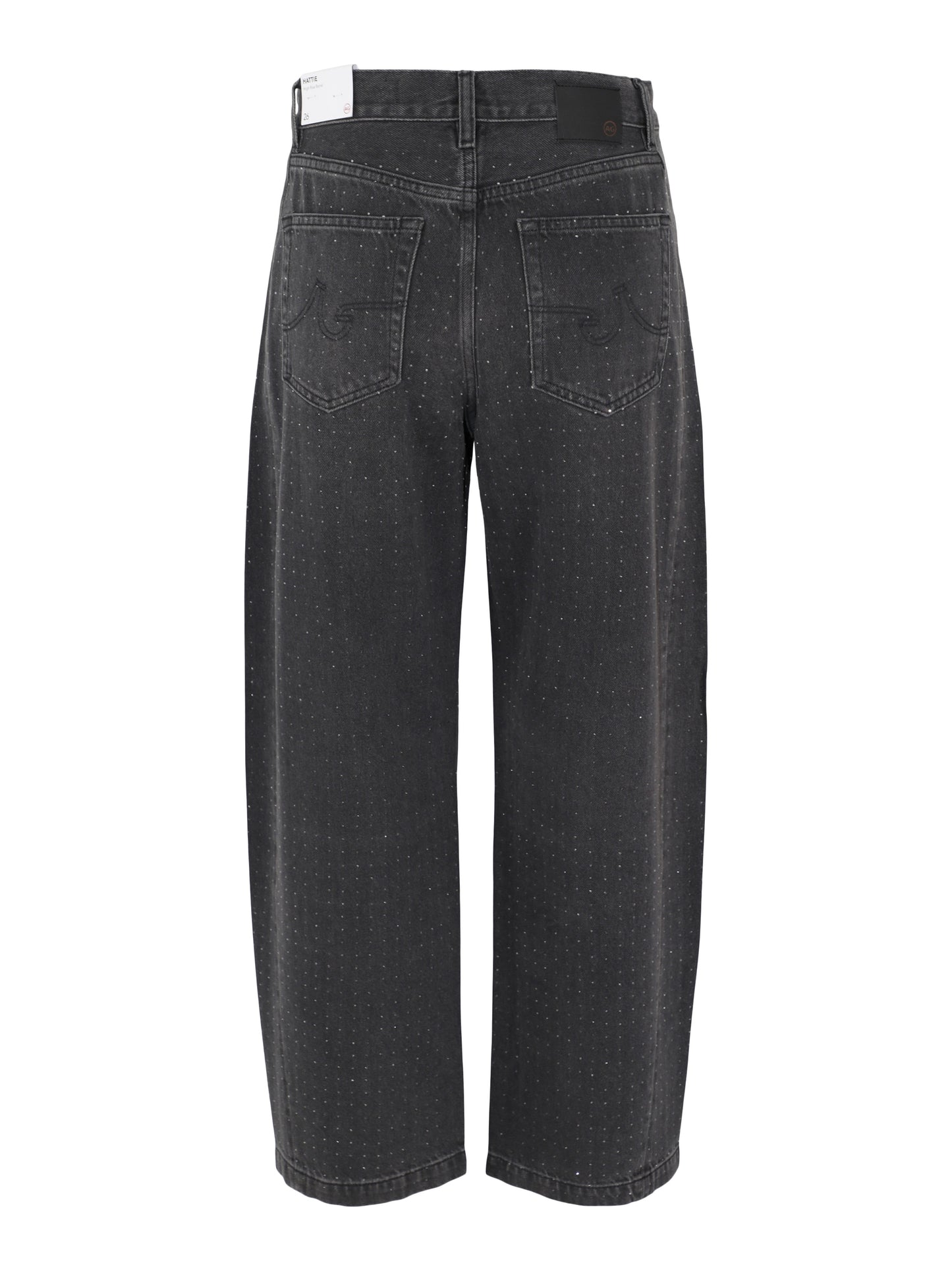 AG Jeans Hattie High-Rise Barrel Jean in Star Light
