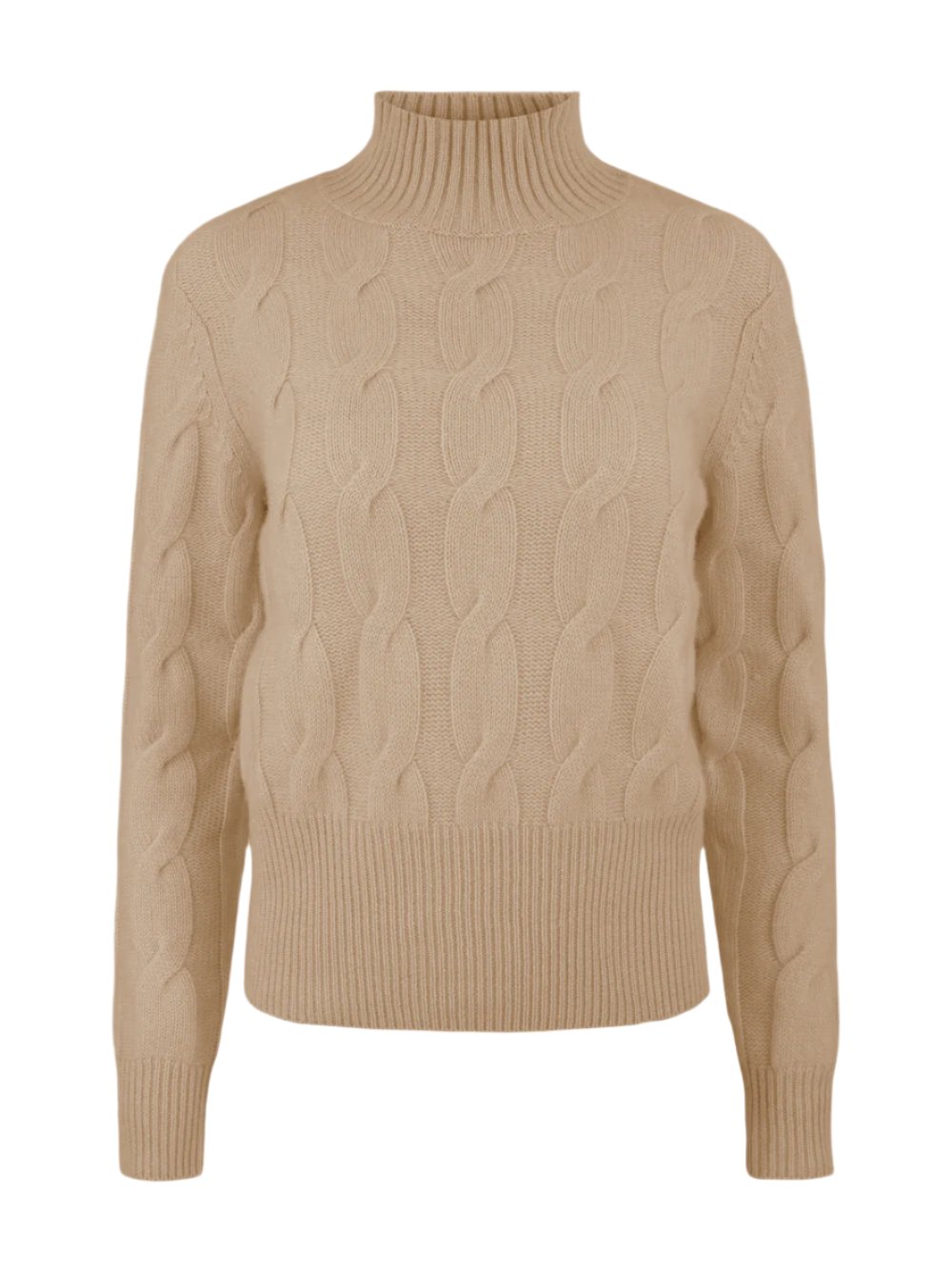 Kinross Cashmere Cable Mock (More Colors)