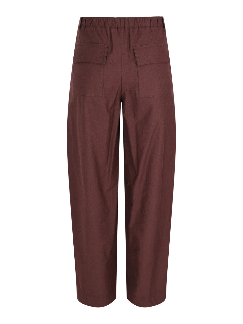 Vince Mid Rise Cotton Wool Utility Pant in Cherry Night