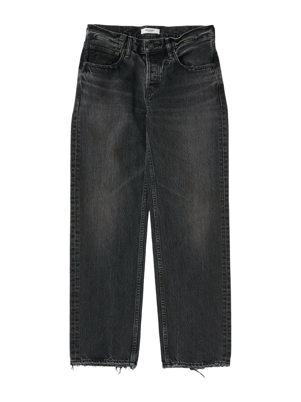 Moussy Vintage Iona Straight-Low Jeans in Black
