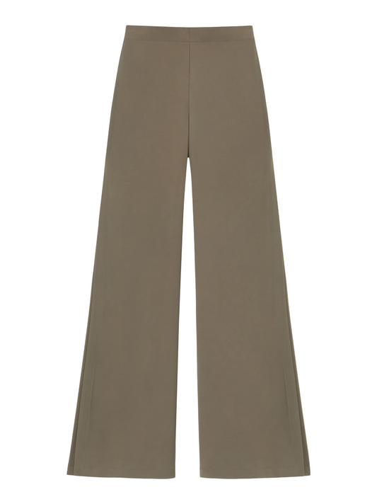 Lafayette 148 Pull On Franklin Wide Leg Pant in Concrete