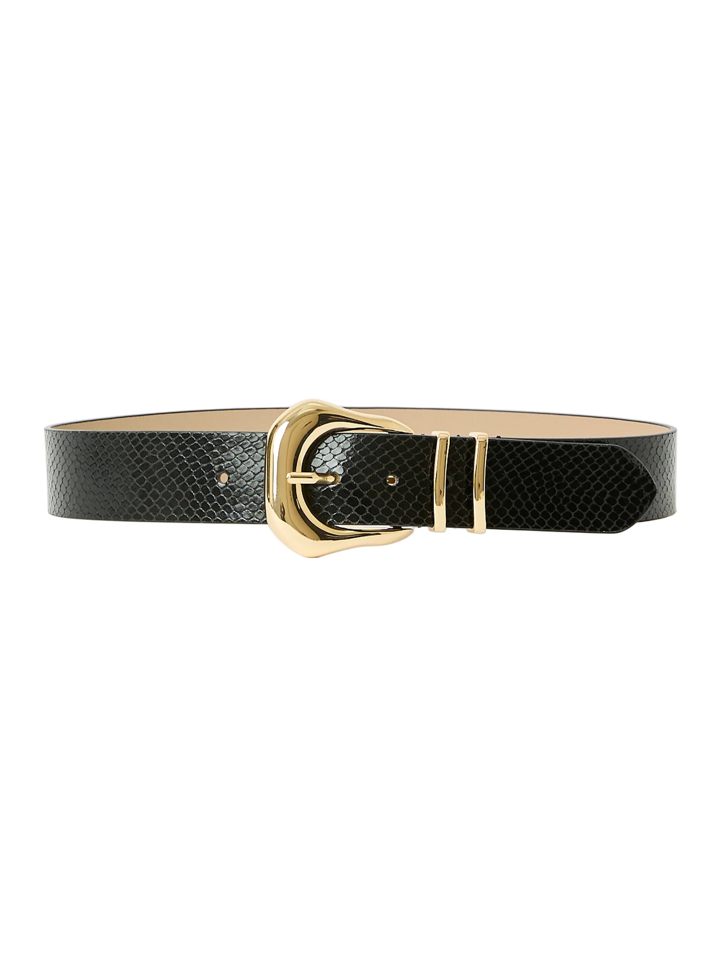 B-Low The Belt Koda Python Belt in Black Gold