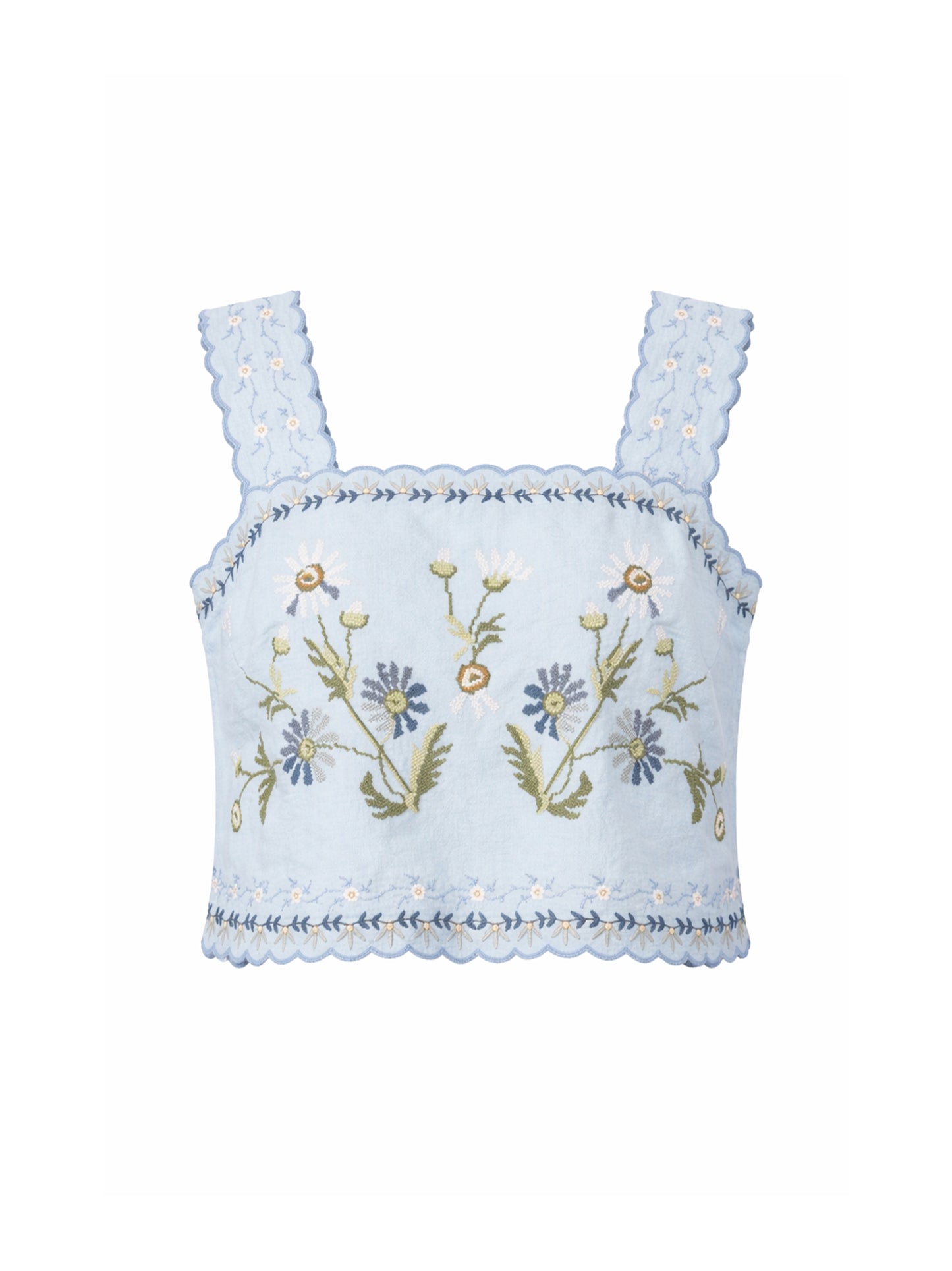 AUDRA EMBROIDERY TANK TOP