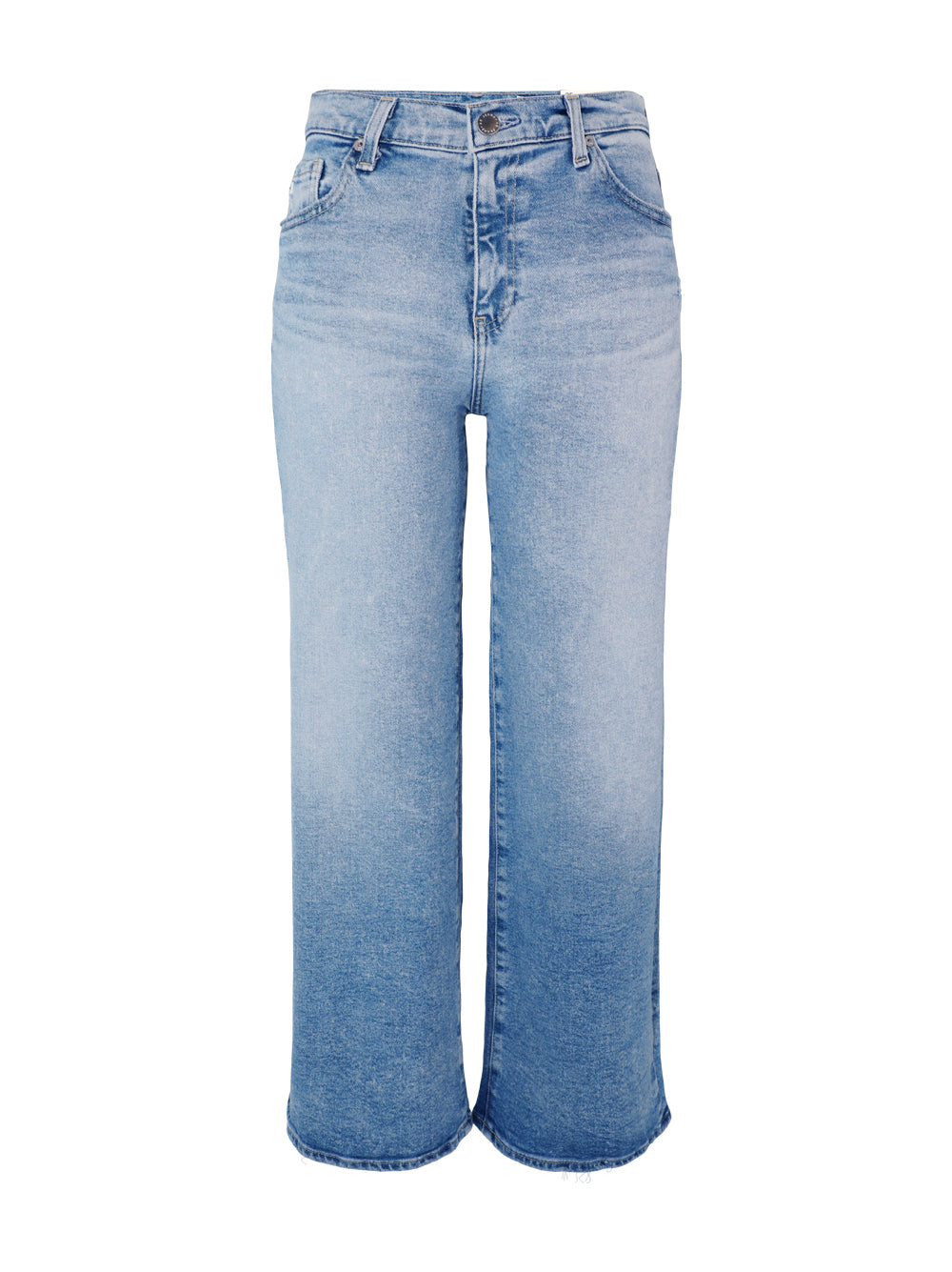 AG Jeans Saige Wide Leg Crop Jeans in Momento
