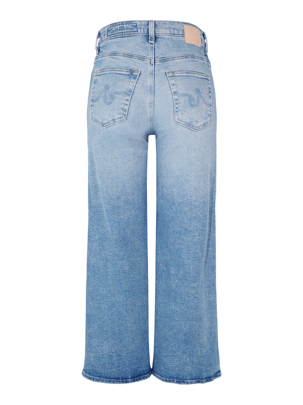 AG Jeans Saige Wide Leg Crop Jeans in Momento