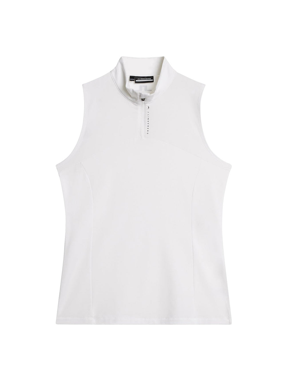 J. Lindeberg Tiana Sleeveless 1/4 Zip Top in White