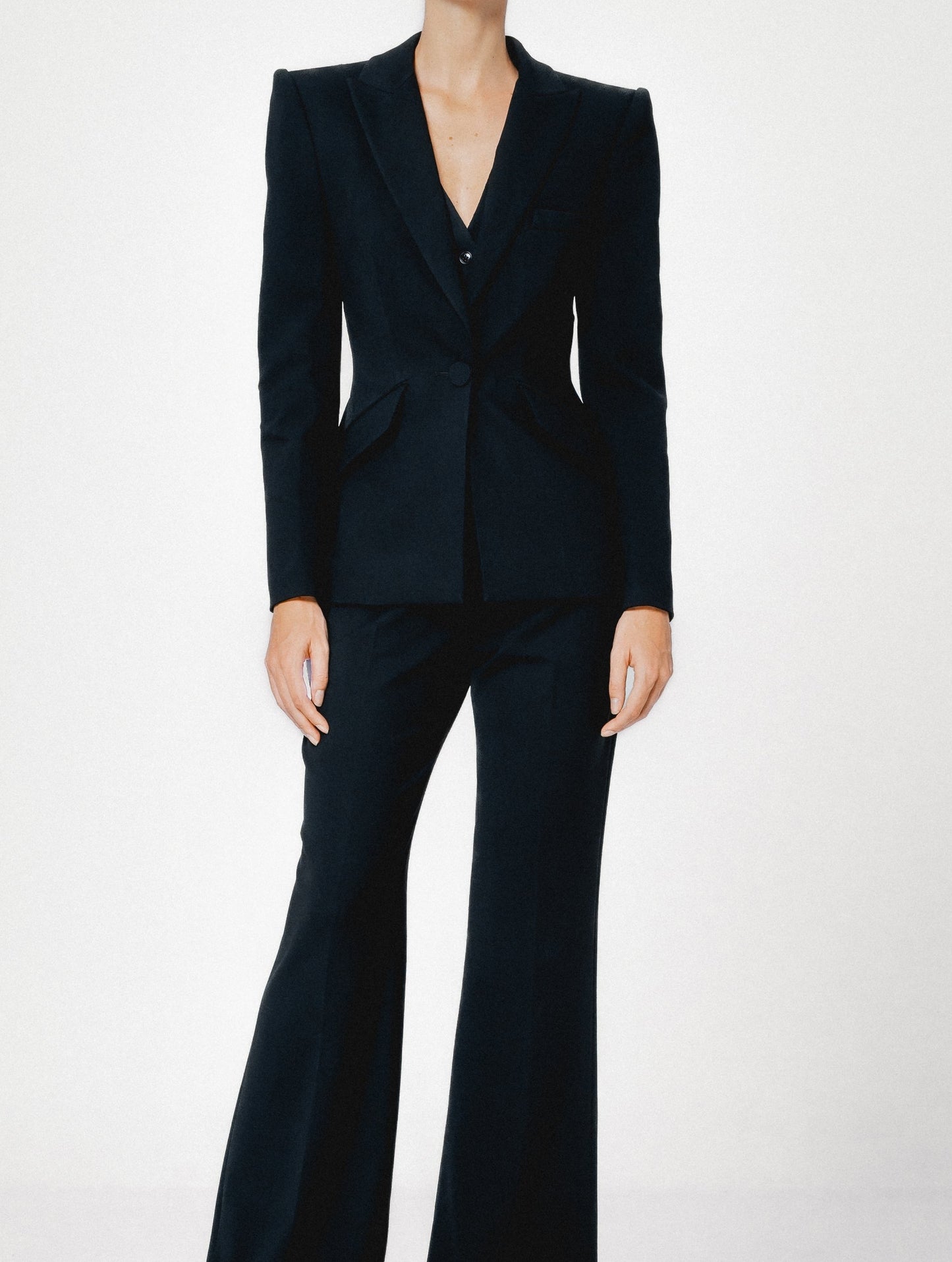 Sans Faff Sloan Structured Blazer in Black