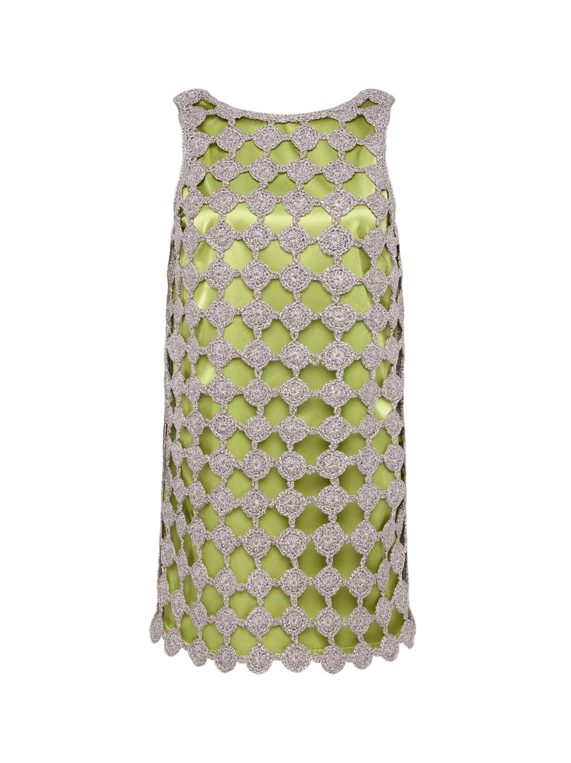 Simon Miller Sina Crochet Mini Dress in Moss/Satellite Silver – Leigh's of  Breton Village