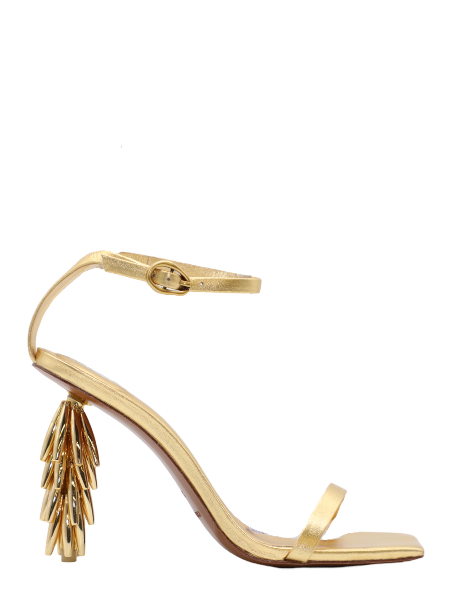 Cult Gaia Sunella Sandal in Gold