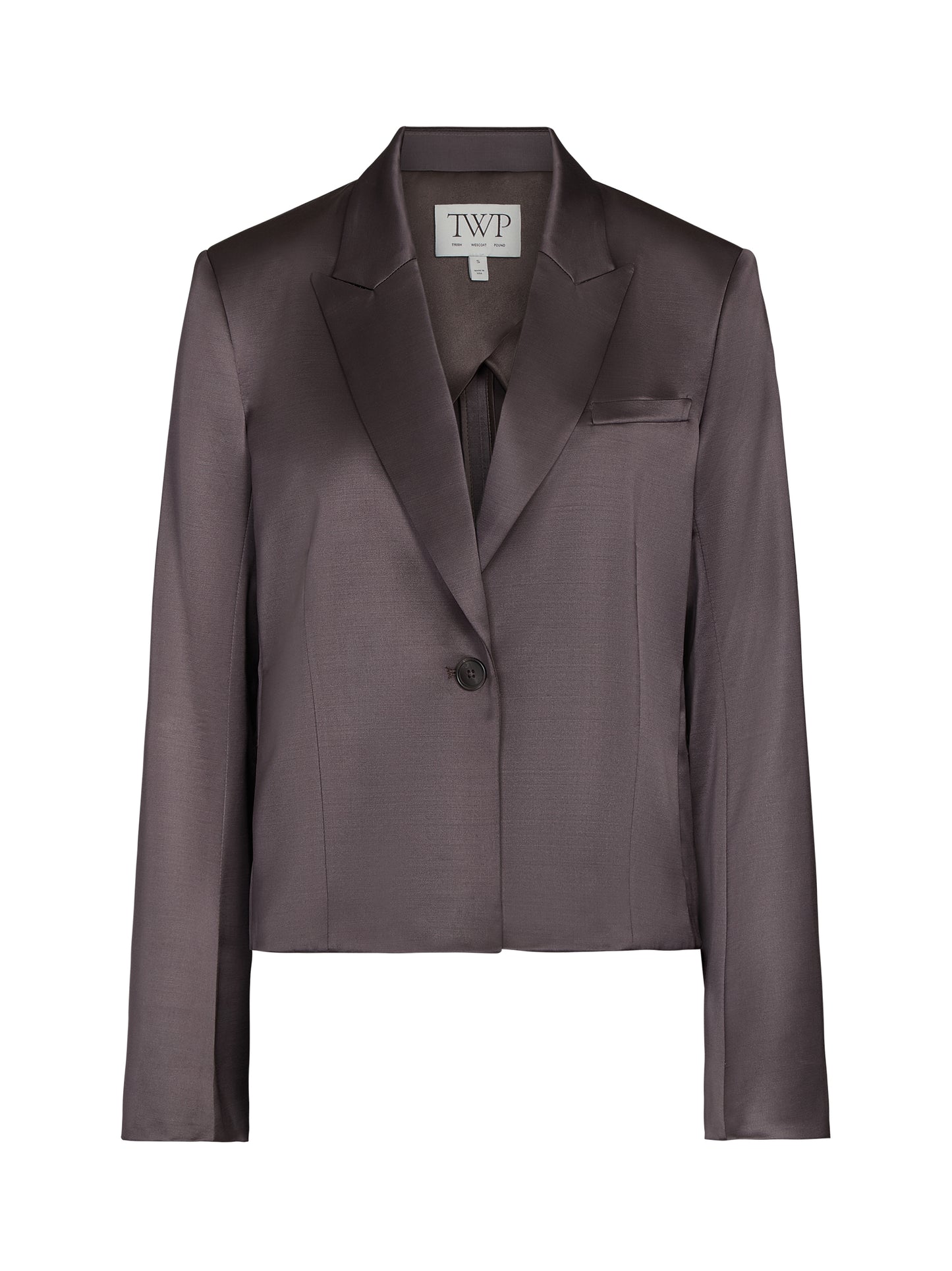 TWP Sawyer Blazer in Chocolate Torte