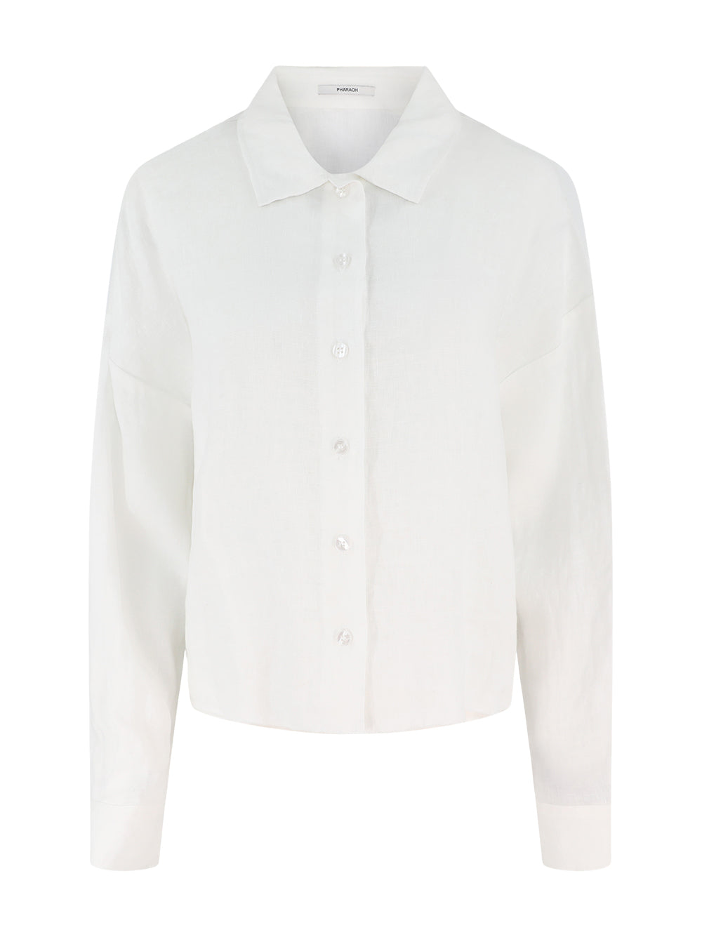 Pharaoh Esme Shirt in French Linen White