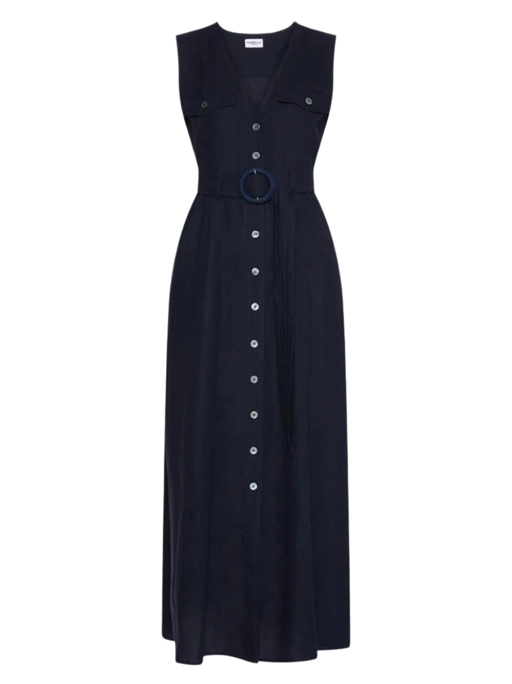 Marella Picchio Dress in Navy Leigh's of Breton Village Marella Picchio Dress in Navy Leigh's of Breton Village
