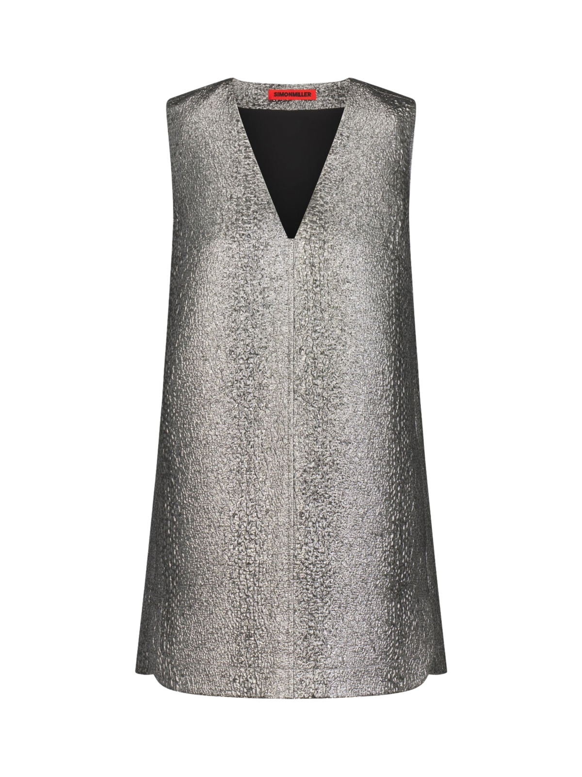 Fountain Metallic Mini Dress
