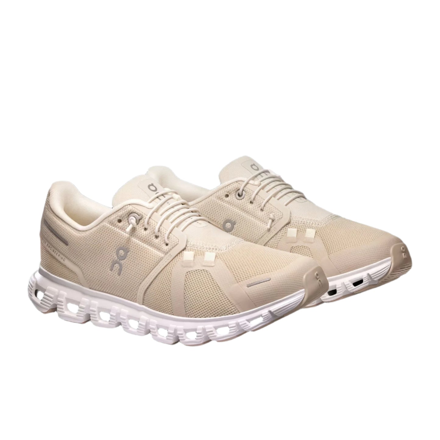On Running Women's Cloud 6 Sneaker in Pearl/White