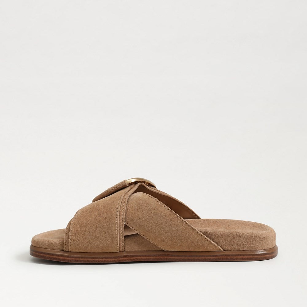 Sam Edelman Darla Cross Strap Sandal in Cyprus Tan