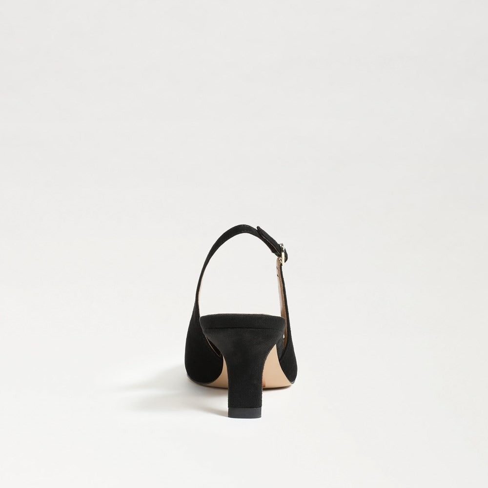 Sam Edelman Bianka Sling in Black Suede