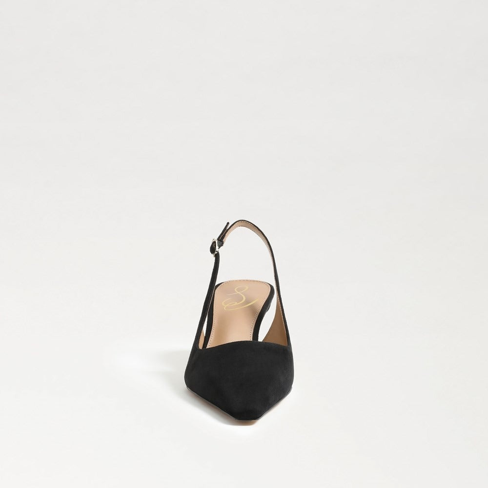 Sam Edelman Bianka Sling in Black Suede