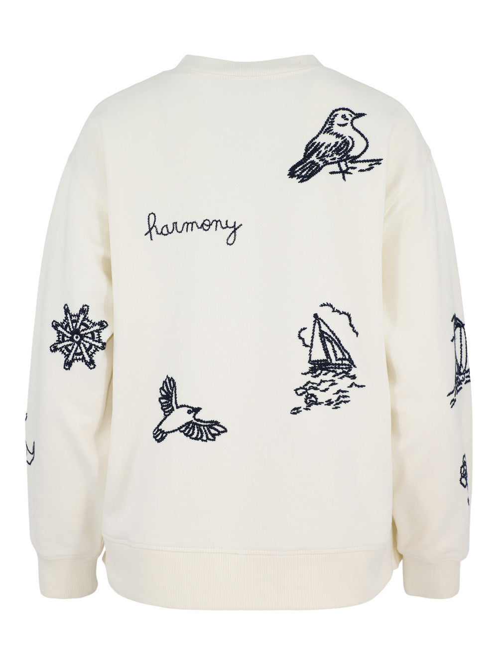 Sea Clyde Lighthouse Sweatshirt in Cream