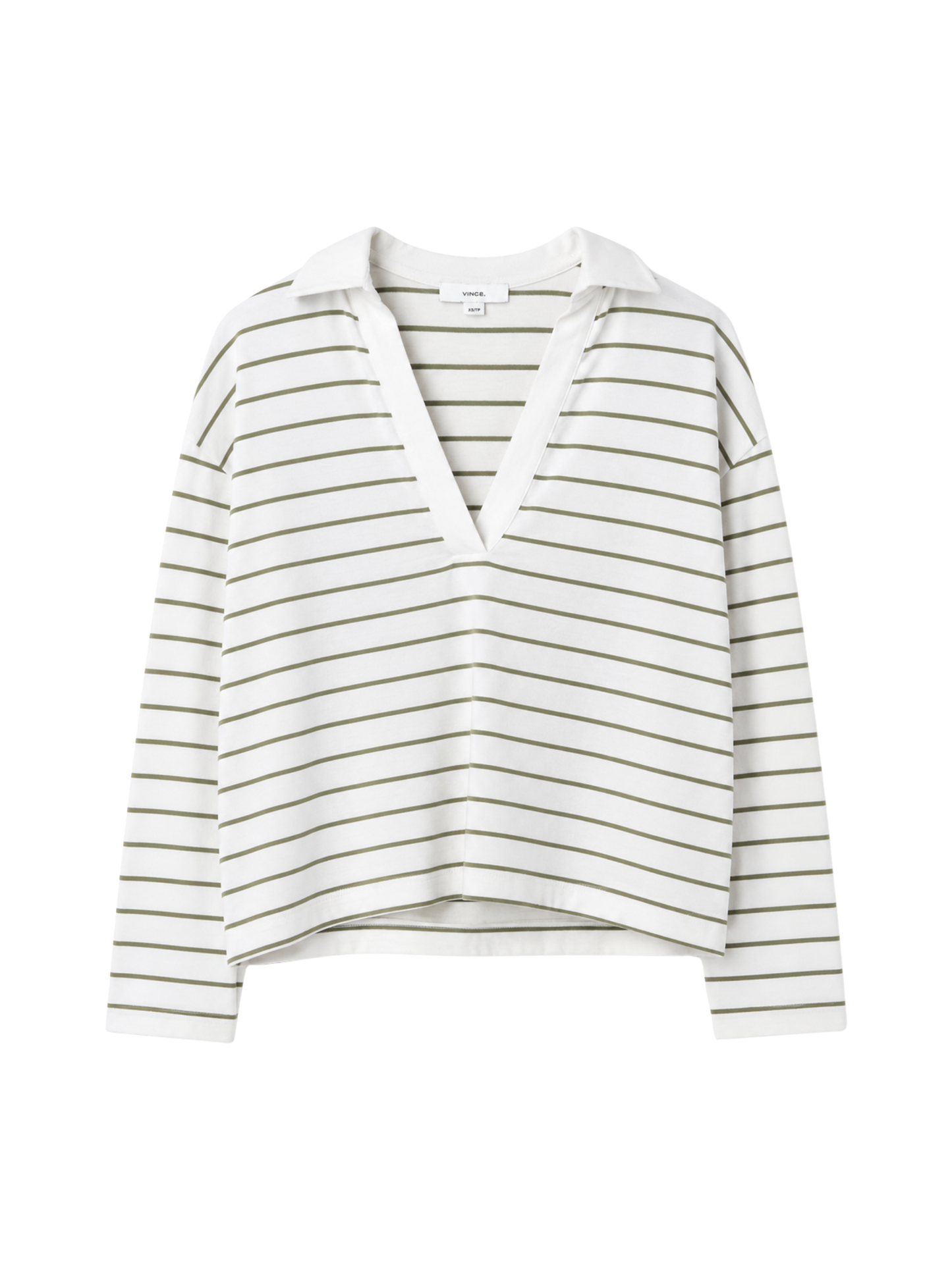 Striped Easy L/S Polo